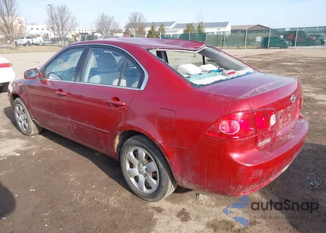 2008 Kia Optima Lx from USA, damaged, VIN KNAGE123X85219265